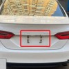 4-Piece Trailer License Plate Holder Clips - Stainless Steel, Spring