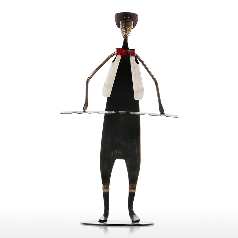 Cowboy Band / Piano Music Piano Playing Metal Iron Sculpture