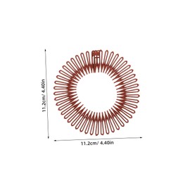 FOMIYES 12pcs Elastic Hair Combs Stretchy Invisible Hair Styling Tool for Women with Comfortable Fit for Sports Work and Leisure Activities