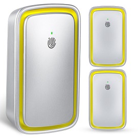 3 Pack Air Purifier Plug In,Air Ionizers for Home,Portable Negative Ion Air Freshener,Quiet Filterless Air Purifiers for Home, Office Kitchen Bathroom,Mini Air Cleaner for Pet Odor,Dust,Grey