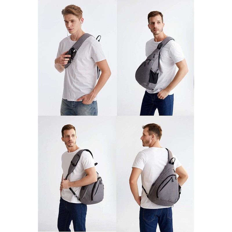 TurnWay Water-Proof Sling Backpack/Crossbody Bag/Shoulder Bag for Travel, Hiking, Cycling,