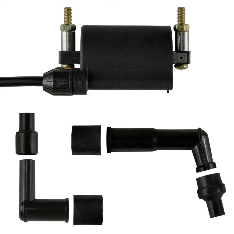 Caltric Ignition Coil w/ Spark Plug Caps 23" Wire for