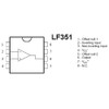STMICROELECTRONICS LF351D Operational Amplifier, Single, 4 MHz, 1 Amplifier, 16