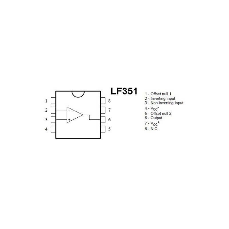 STMICROELECTRONICS LF351D Operational Amplifier, Single, 4 MHz, 1 Amplifier, 16