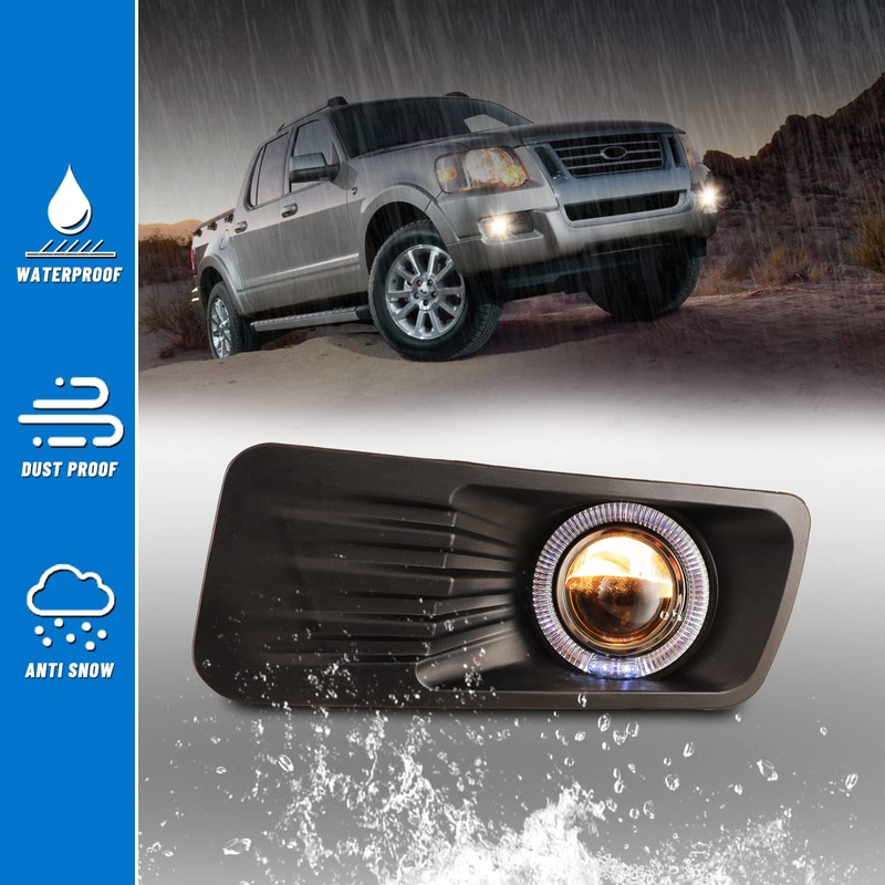 Fog Lights compatible for Ford Explorer 2006-2010 Explorer Sport Trac