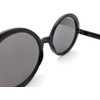 SPEED ADDICT Big Oval Sunglasses, Black x Smoke