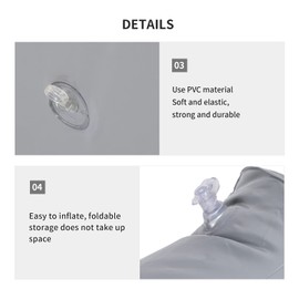 Clothing Display Model, Inflatable Female Half Body Mannequin Leg Torso Model, Easy to Fold and Inflatable Suitable for Designers or Online Shop Merchants