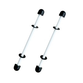 JZSMY 2 x Ceramic Shaft for Intex Pure Spa Whirlpool Impeller Pump Fix E90 Error Shaft (2 x Ceramic Shaft with 4 Rubber Caps)