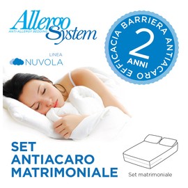 Anti Dust mite mattress cover for double bed 160x190x20 cm + 2 Kissenbezuge 50x80 cm...