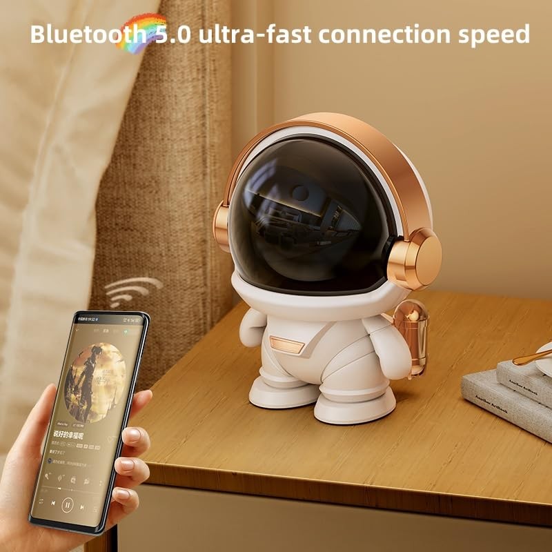 NEVKA Bluetooth Speaker, Portable Wireless Speaker with HiFi Sound Quality,Astronaut