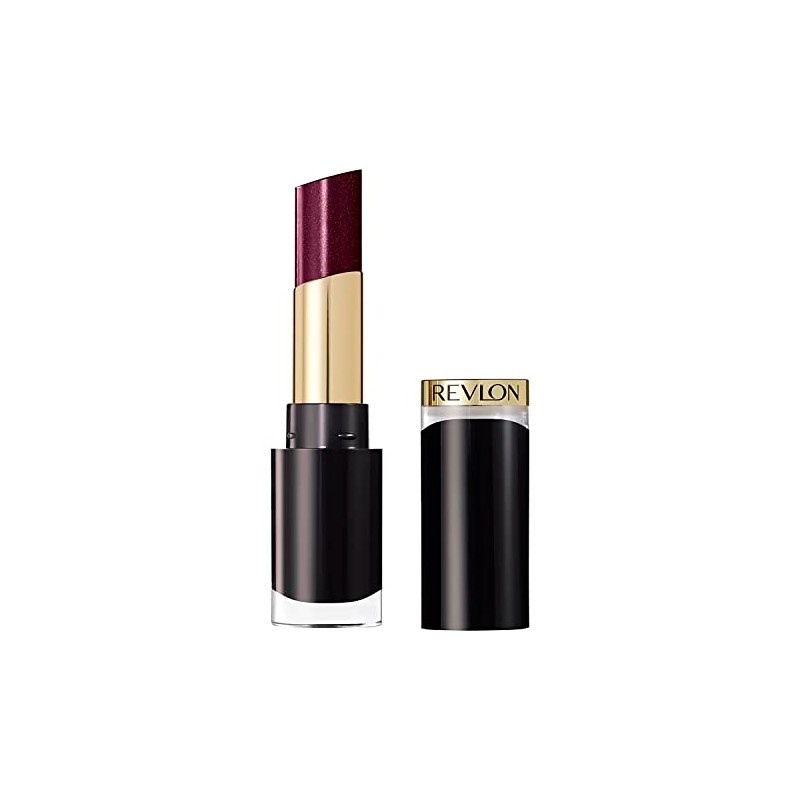 Lápiz Labial Revlon Super Lustrous Glass Shine tono Black cherry
