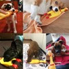 POPLAY Screaming Chicken, Squeaky Chicken Dog Toys Prank Novelty Toys