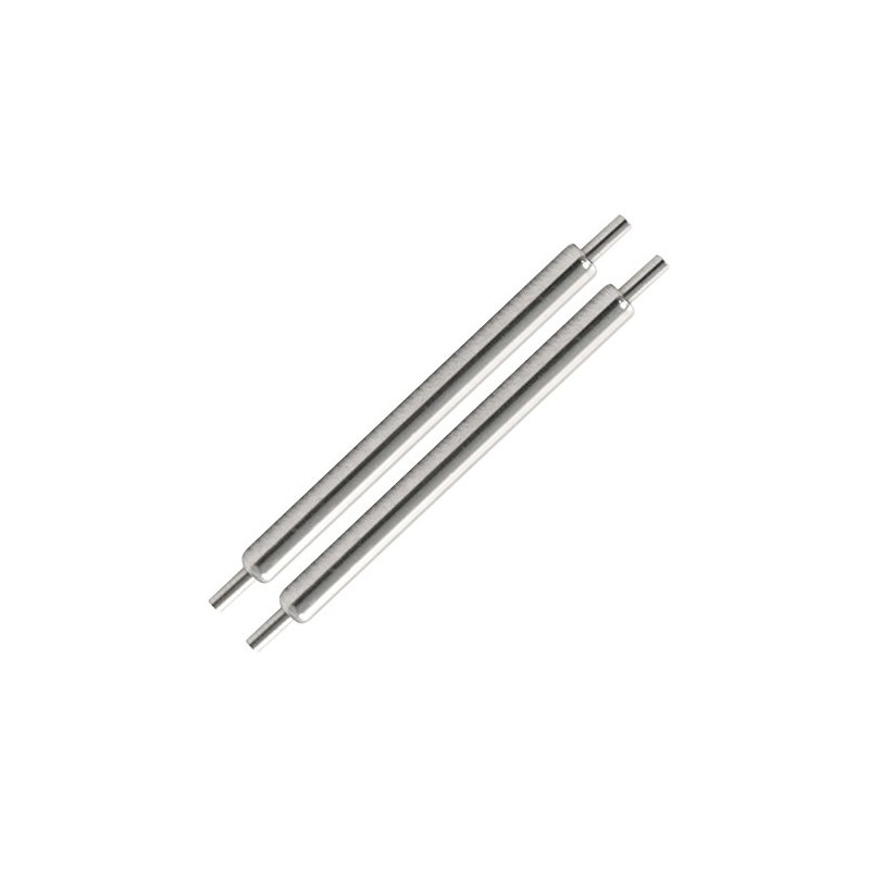 MARATHON Swiss Made Stainless Steel Shoulderless Spring Bars (18mm, Set