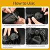 2Pcs Suspension Headset Bracket Helmet 19‑21mm Rail Adapter Rotatable Headphones