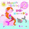 Cherry Orchard Girl Little Mermaid 2 Today Birthday Card