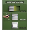 BARONAGE Recessed Toilet Paper Holder, 6" Built-in Toilet Paper Holders,