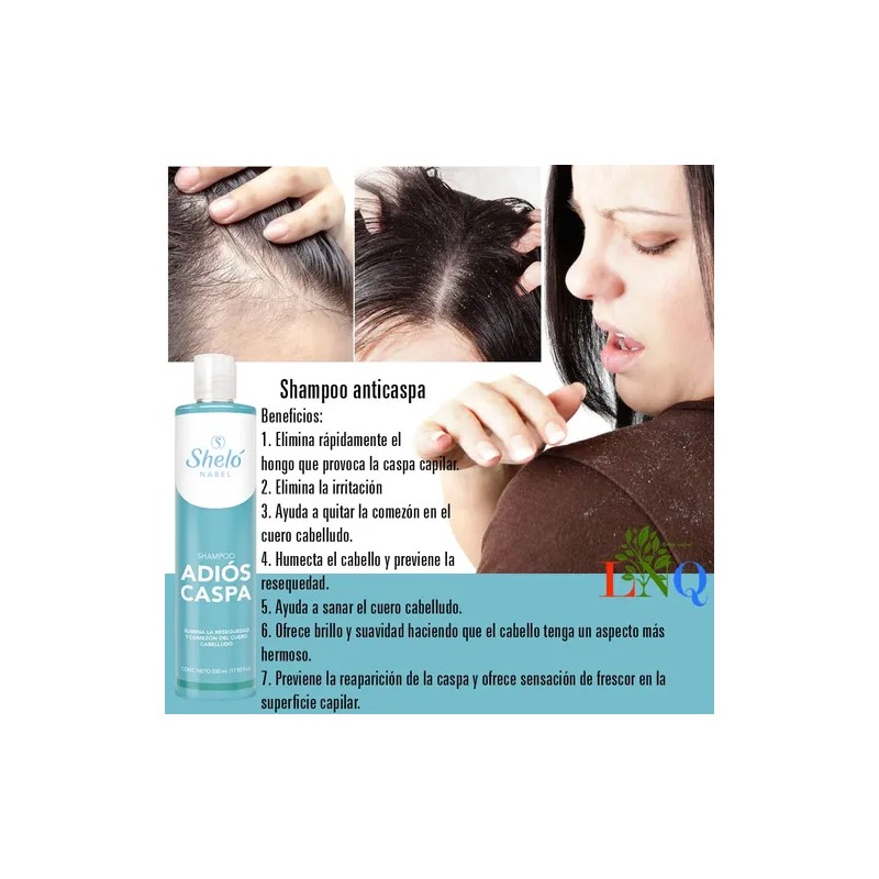 Shampoo Adiós Caspa + Silika Crema Puntas Secas & Irritacion