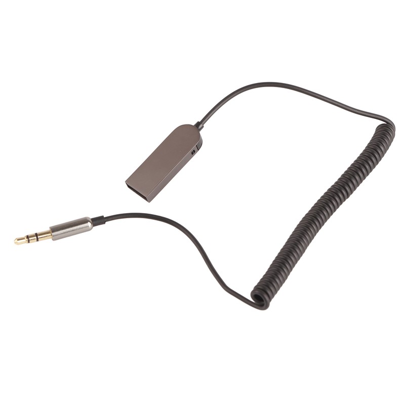 Bluetooth Adapter 3.5mm Aluminum Alloy Bluetooth Receiver for Car Home
