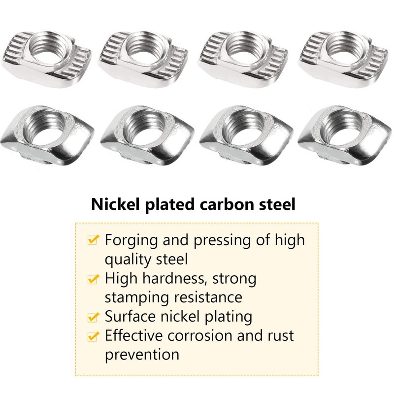 150 Pieces 2020 Series T Nuts T-Slot Nut Hammer Head