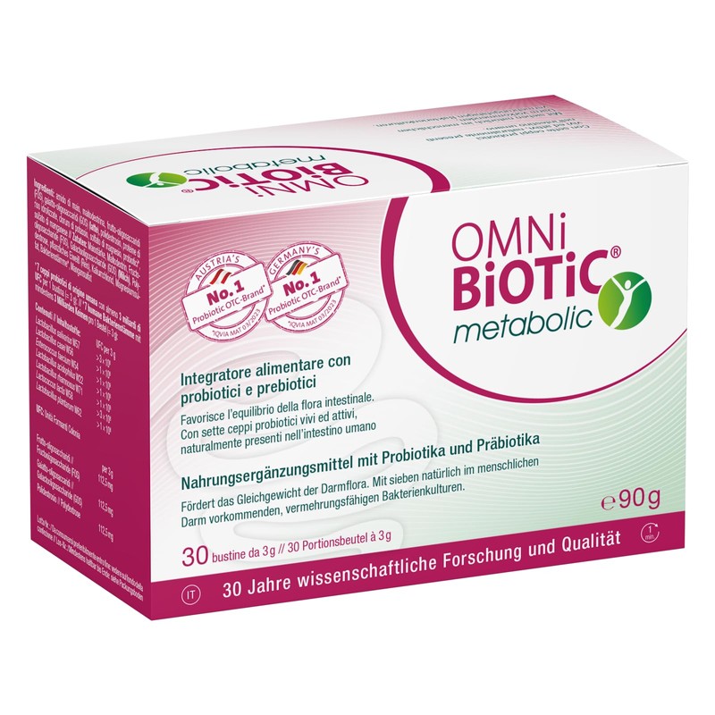 OMNi BiOTiC Institut Allergosan Gmbh Omni Biotic Metabolic 30 Bustine