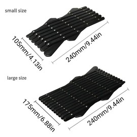 AIMALL 2pcs Adjustable Pet Car Window Barrier, Retractable Fence Guard for Dogs & Cats, Secure & Durable Safety Mesh for Vehicle Travel