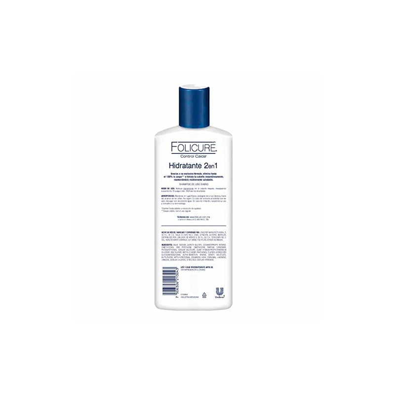 Folicure Shampoo 2en1 Hidratante 350ml