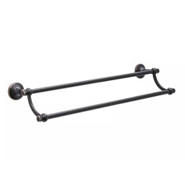 Better Homes & Gardens BHGV25-OB Holbrook Bath Double Towel Bar Bronze