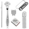 Samcos Exfoliating Fish Eye Removal, Stainless Steel Foot Care Set,