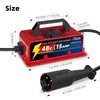 Roykaw 48 Volt 15 AMP Golf Cart Battery Charger Compatible