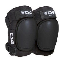 TSG Knee Pads 3.0 - Unisex Protective Gear for Roller Derby, Skateboarding, Roller skating, Rollerblade, Hardshell, Certified Protection, Tear Resistant Nylon, Ergonomic, Slim Profile, Open Back, Swiss Design