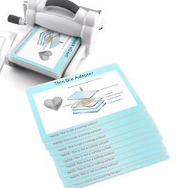 CYFUN DESIGN 10 Pack 9x6 Inch Standard Adapter Pad for Sizzix Big Shot Machine, Thin Punch Adapter for Die Cutting Machine, Cutting Pads, Washer to Make a Sandwich for Most Thinlits
