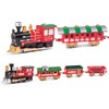 Christmas Train Set for Children Electric Train with Music and