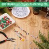 Tondiamo 2823 Pcs Christmas Bead Keychain DIY Craft Making Kit