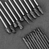 QWORK® 20 PCS Double Cut Rotary Burr Set - 1/8"