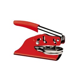Hubco Premium Red Notary Seal Embosser and Hubco Red Printer 40 Self Inking Notary Stamp - Oklahoma
