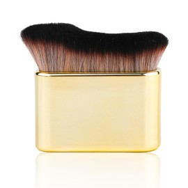 Brocha Autobronceadora, Aplicador de Brocha de Autobronceadora Brocha Autobronceadora Brochas de Maquillaje Corporal para Base Brocha Autobronceadora para Cara y Cuerpo (Oro)