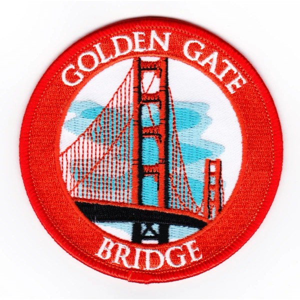 GOLDEN GATE BRIDGE SEW/IRON ON PATCH EMBROIDERED BADGE EMBLEM SAN