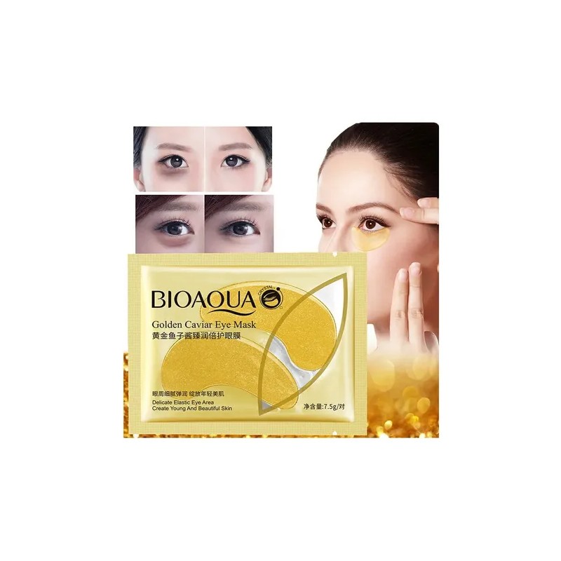Parches Ojos Colágeno Ojeras Bolsas Manchas Arrugas 50pzs