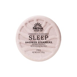 Pacha SOAP Shower Steamer 3 Pack | Essential Oil Aromatherapy |Lavender & Chamomile for Self Care| Clean Ingredients & Handcrafted in The USA, Stocking Stuffer & Gift Idea, 6 oz Each (Sleep)