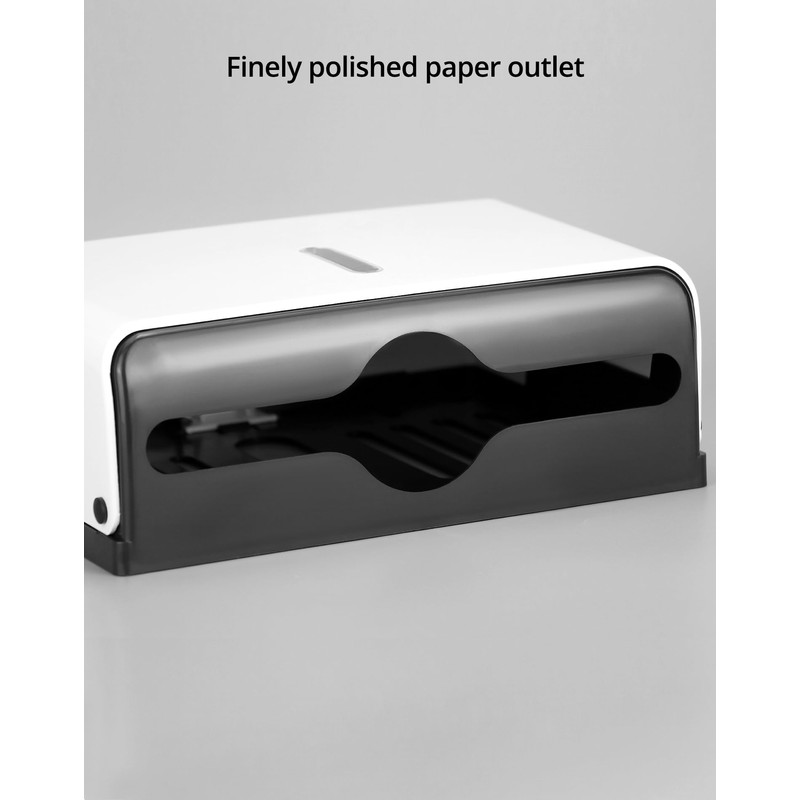 QWORK Paper Towel Dispenser Wall Mount, 2 Pack Multifold Hand