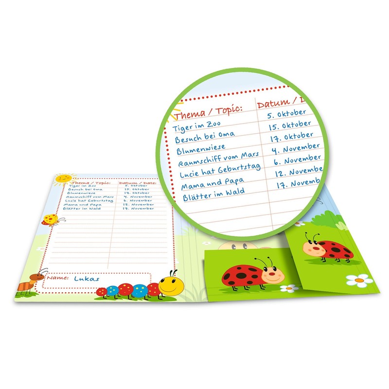 HERMA 19784 DIN A4 kindergarten collection folder, Frieda & Friends,