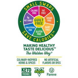 Walden Farms Honey Balsamic Vinaigrette – Calorie-Free, Low Carb, Keto-Friendly, Vegan, Sugar-Free Dressing with Sweet Honey & Tangy Balsamic – 2-Pack, 12 oz Bottles