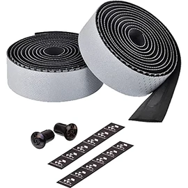 Ciclovation - Cinta de manubrio de carretera avanzada con piel táctil Touch Fusion Series Negro 199,9 cm