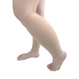 T.E.D. Medias antiembolismo, 20-30 mmHg de compresión para hinchazón muscular, espinilla, venas varicosas, lesiones y alivio del dolor, edema, enfermeras y maternidad, Beige, Medium