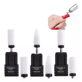 DANYBELLA MODA Y BELLEZA Kit De 3 Puntas Cerámica Para Drill/pulidora De Uñas