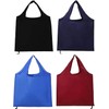 4 Bolsas Compra Reutilizables Plegables Ecológicas Lavables Ligeras