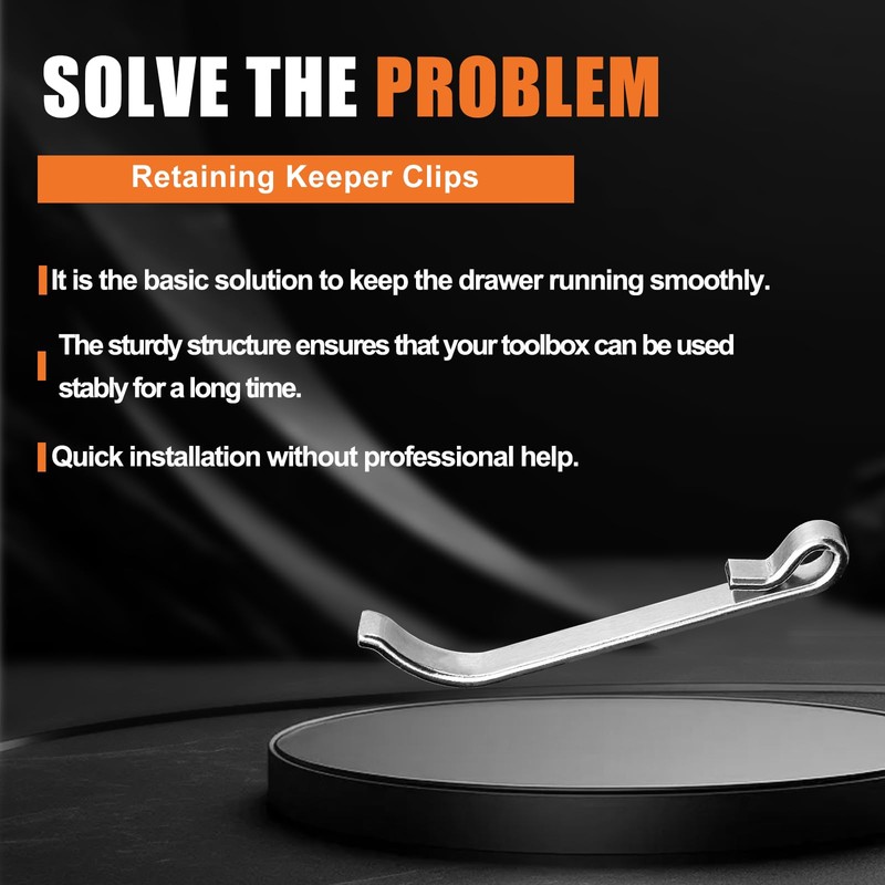 Tool Box Drawer Retainer Slide Clips for Mac Napa Proto