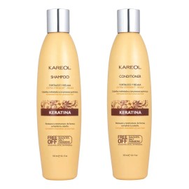 Kareol Keratina · Restaura Fortalece Y Nutre · Shampoo Y Acc