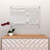 Wall Planner Acrylic Calendar Dry Erase Board Made in USA