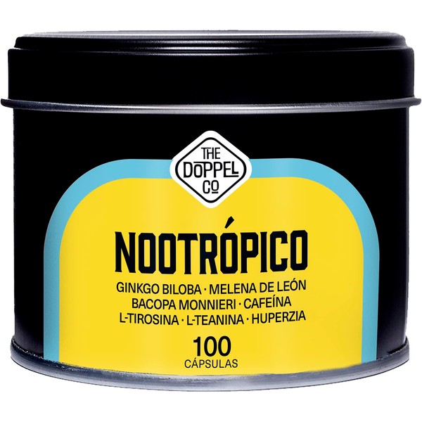 Natural Nootropic Capsules, Pack of 100, 800 mg, Memory, Concentration